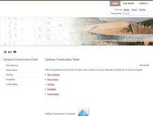 Tablet Screenshot of cardoso-construction-ceret.com